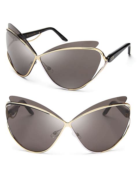 dior metal cat eye sunglasses|christian dior ladies sunglasses.